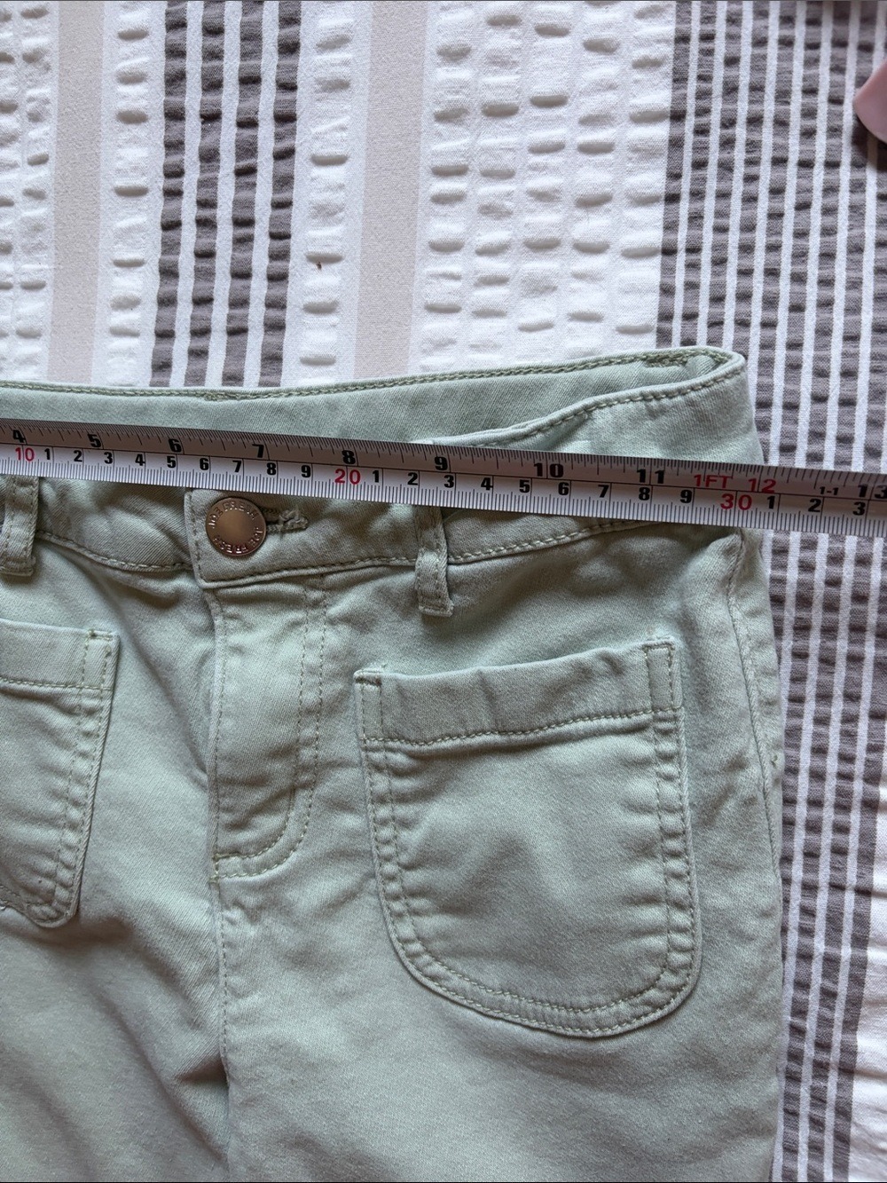 Joe Fresh Light Green Kids Jeans - Picture 5 of 5